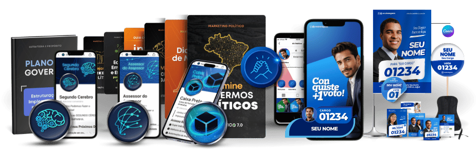 Super Pack de Politica Eleitoral Kit Político