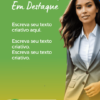 Kit Político Pack Campanha Politica Eleitoral de Design no Canva Templates para Redes Sociais Verde, Azul e Amarelo PSD