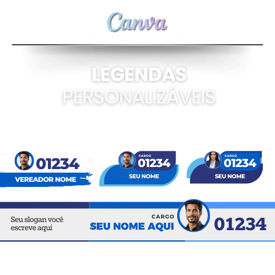 Pack Campanha Politica Artes para Redes Sociais, Legendas Instagram Reels Animados e Posts, Kit Político de Design no Canva Para Campanhas Eleitorais e Políticas