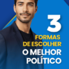 Kit Político Pack Campanha Politica Eleitoral de Design no Canva Templates para Redes Sociais, Azul e Amarelo Uniao Brasil