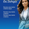 Kit Político Pack Campanha Politica Eleitoral de Design no Canva Templates para Redes Sociais, Azul e Amarelo Uniao Brasil
